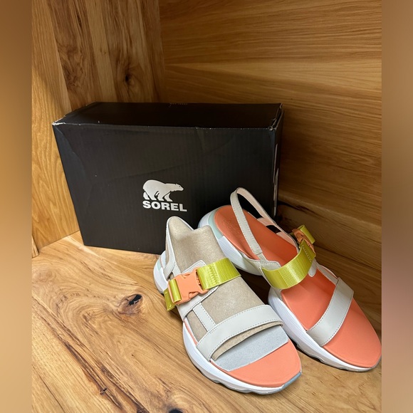 Sorel Kinetic™ Impact Sling Chalk/Paradiso Peach NEW - Picture 4 of 7